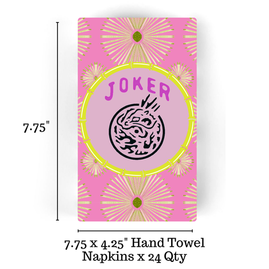 Mahjong Psych Joker 24ct Guest Napkin Separates (3 ply)