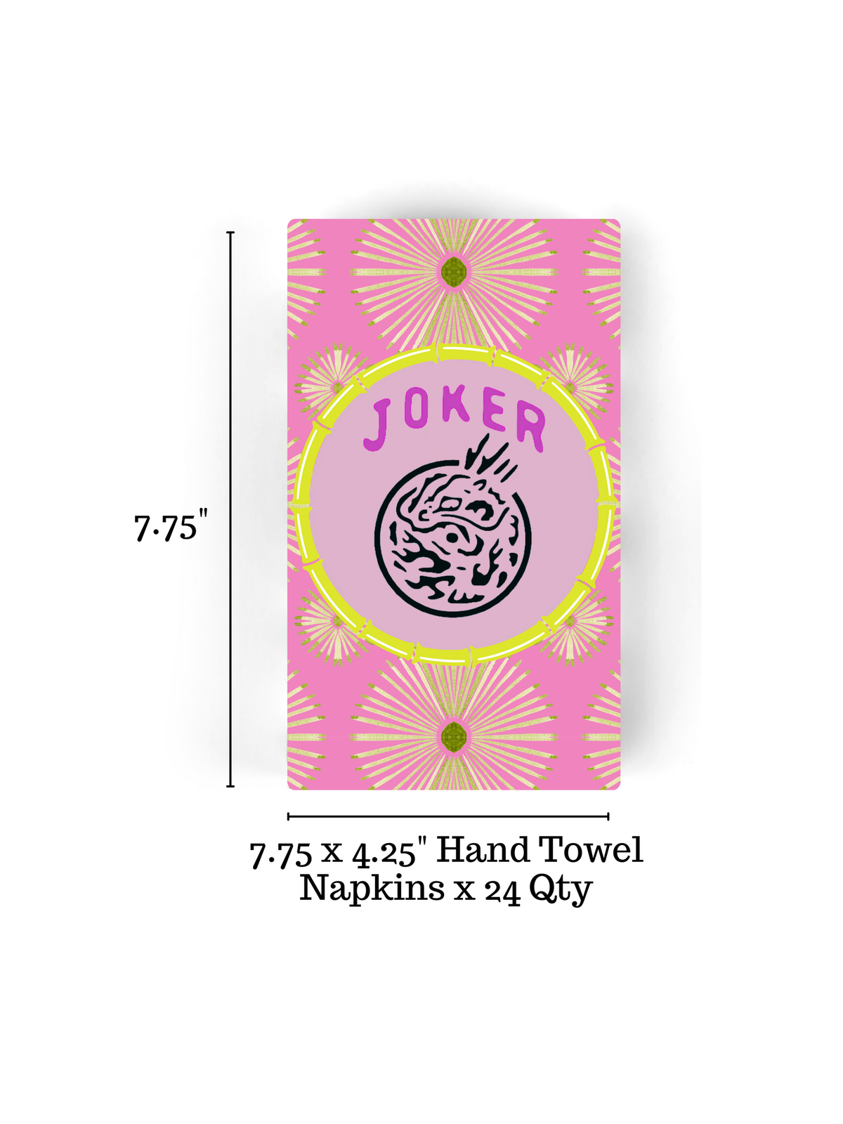 Mahjong Psych Joker 24ct Guest Napkin Separates (3 ply)
