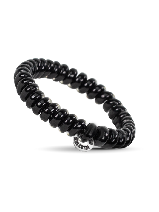Spiral Hair Coils | Small | Jet Black Hair Ties