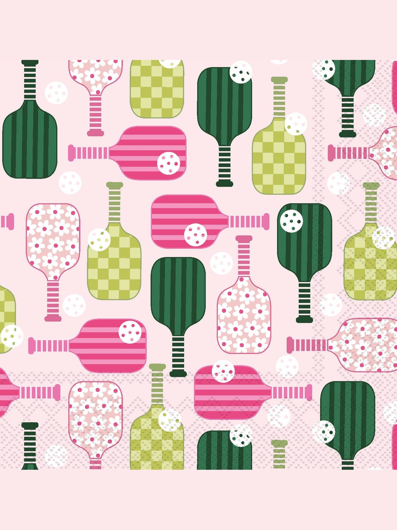 Paper Cocktail Napkins 20 Ct Pickleball Party Time