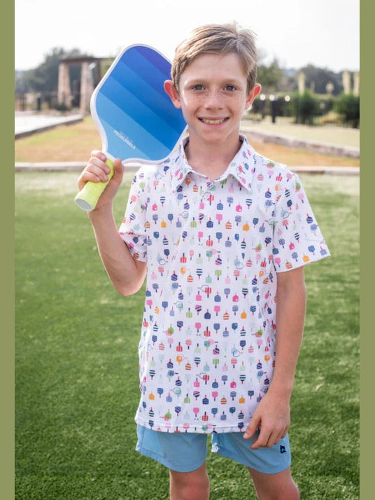 Pickleball Polo Short Sleeve Shirt