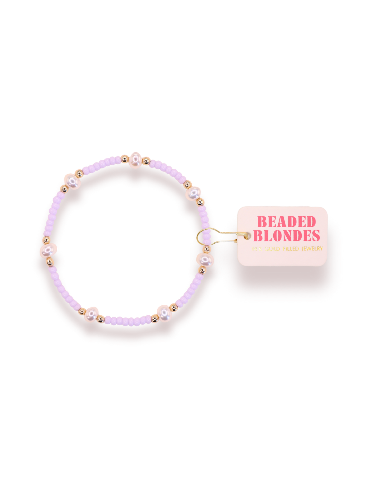 Lilac Pearl Bracelet