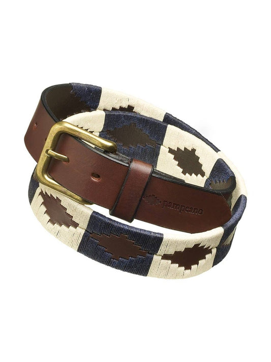 Pampeano hand-stitched leather polo belt - Jugadoro