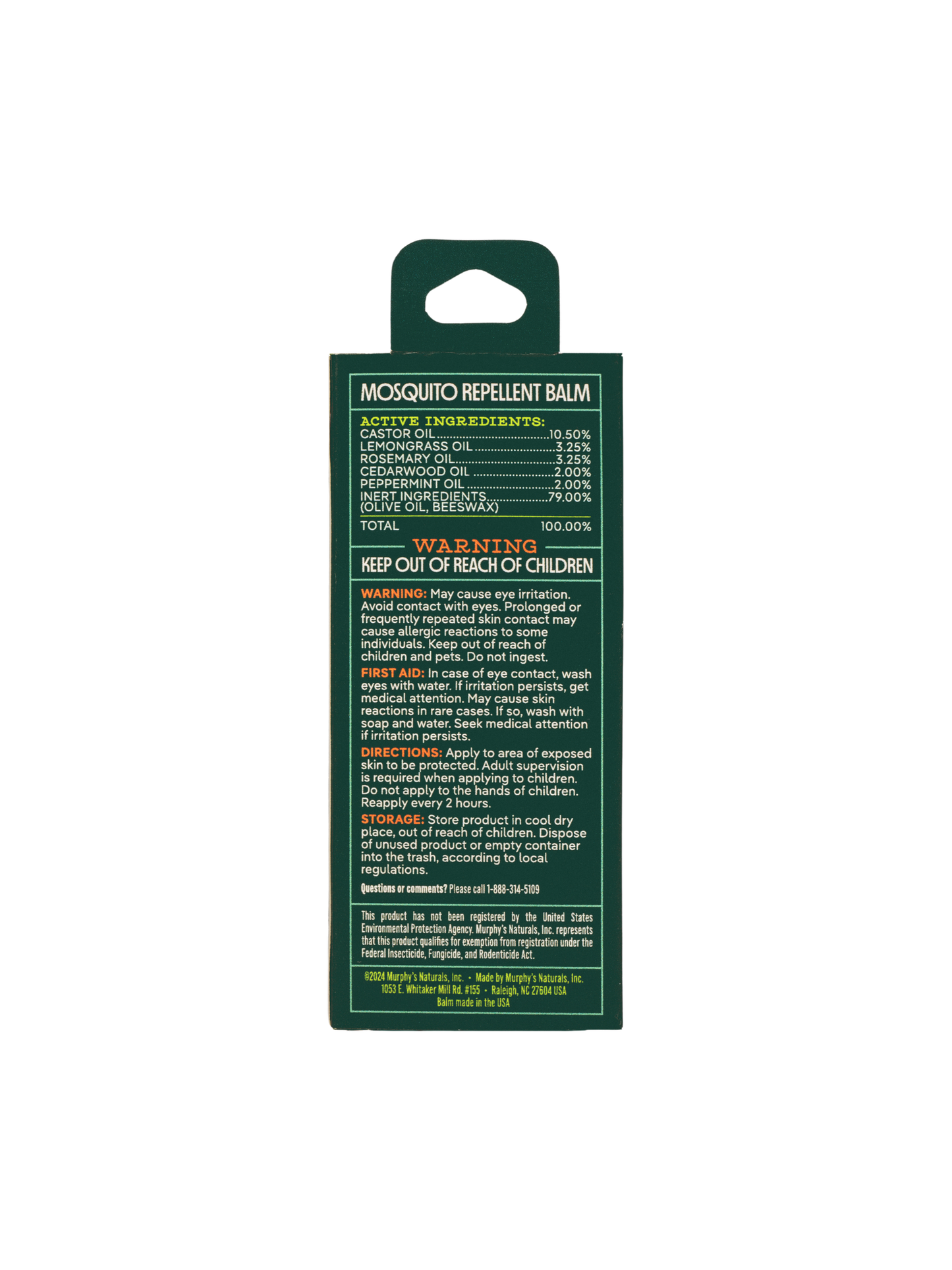 Mosquito Repellent Balm Sticks (0.5oz)