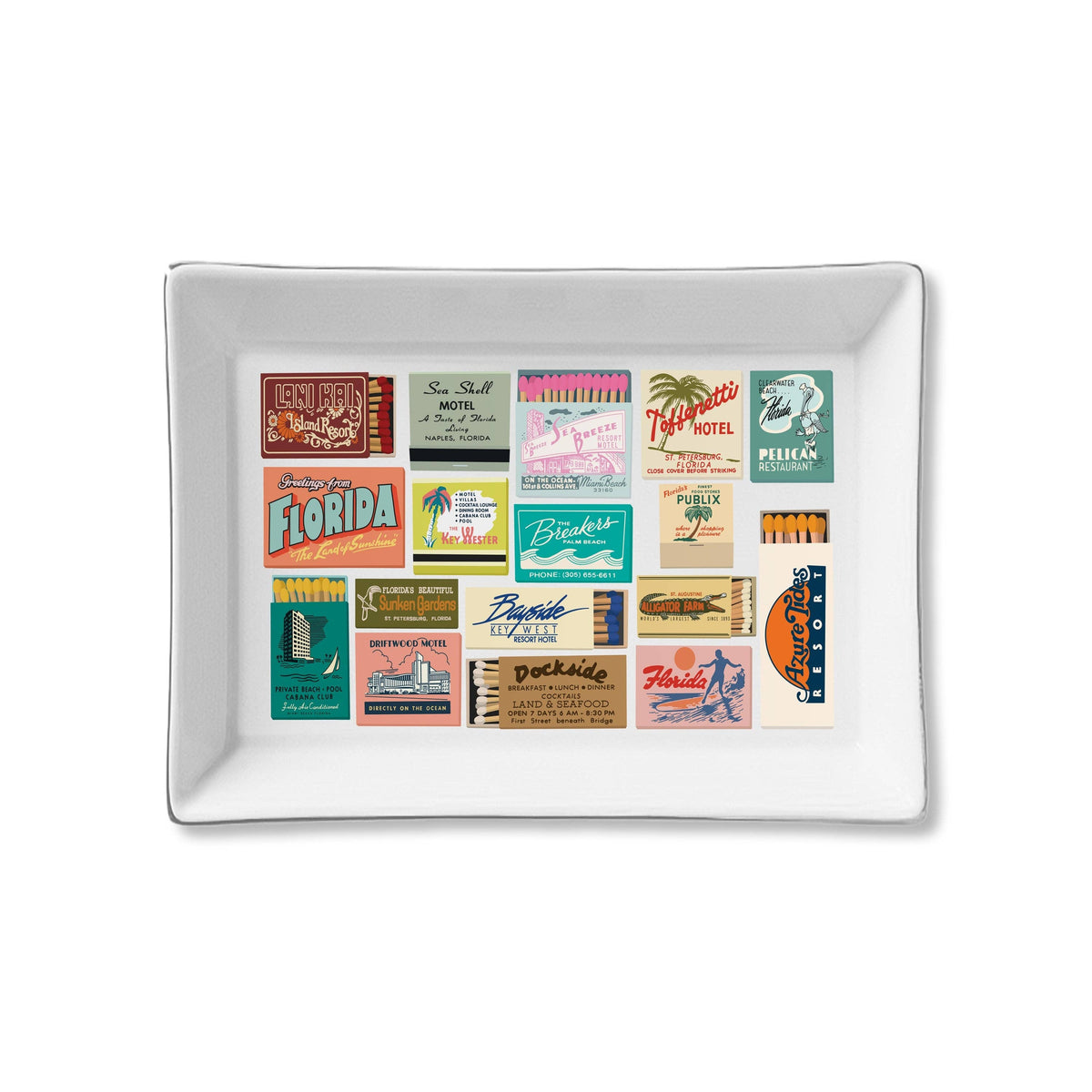 Ceramic Tray - Florida Matches
