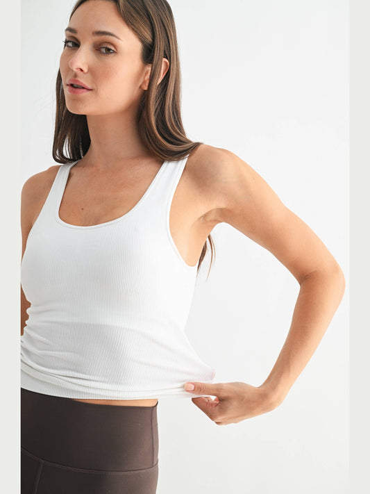 Classic Seamless Ribbed Tank Top