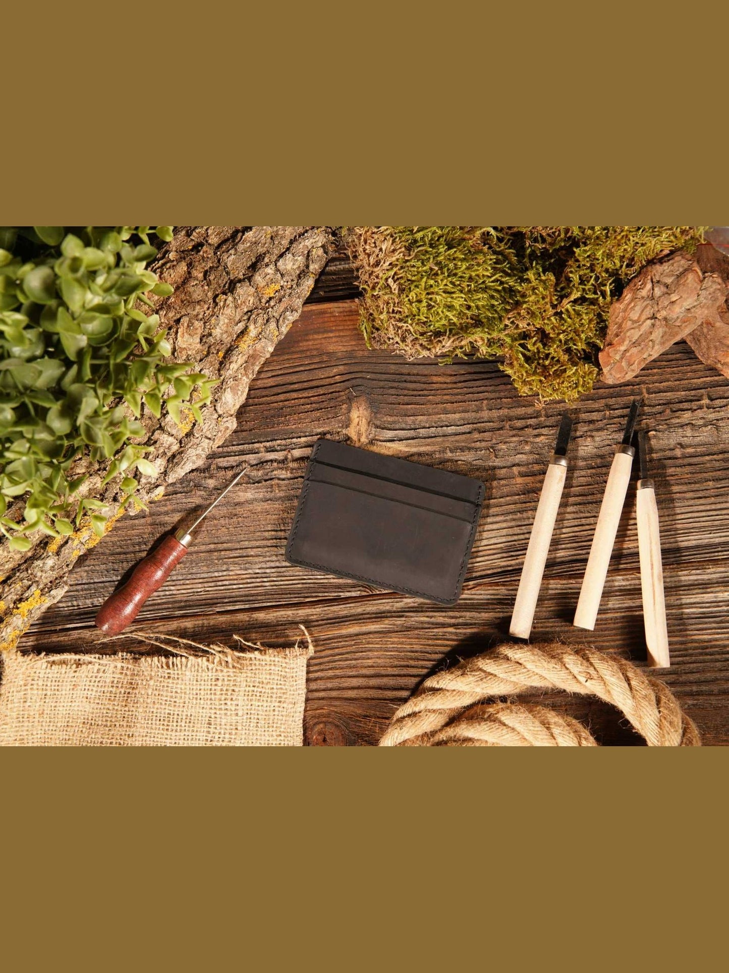 Leather Card Holder Wallet