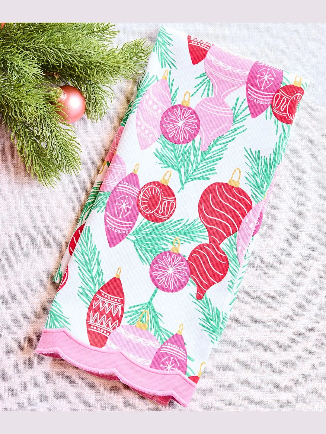 Trim The Tree Tea Towel