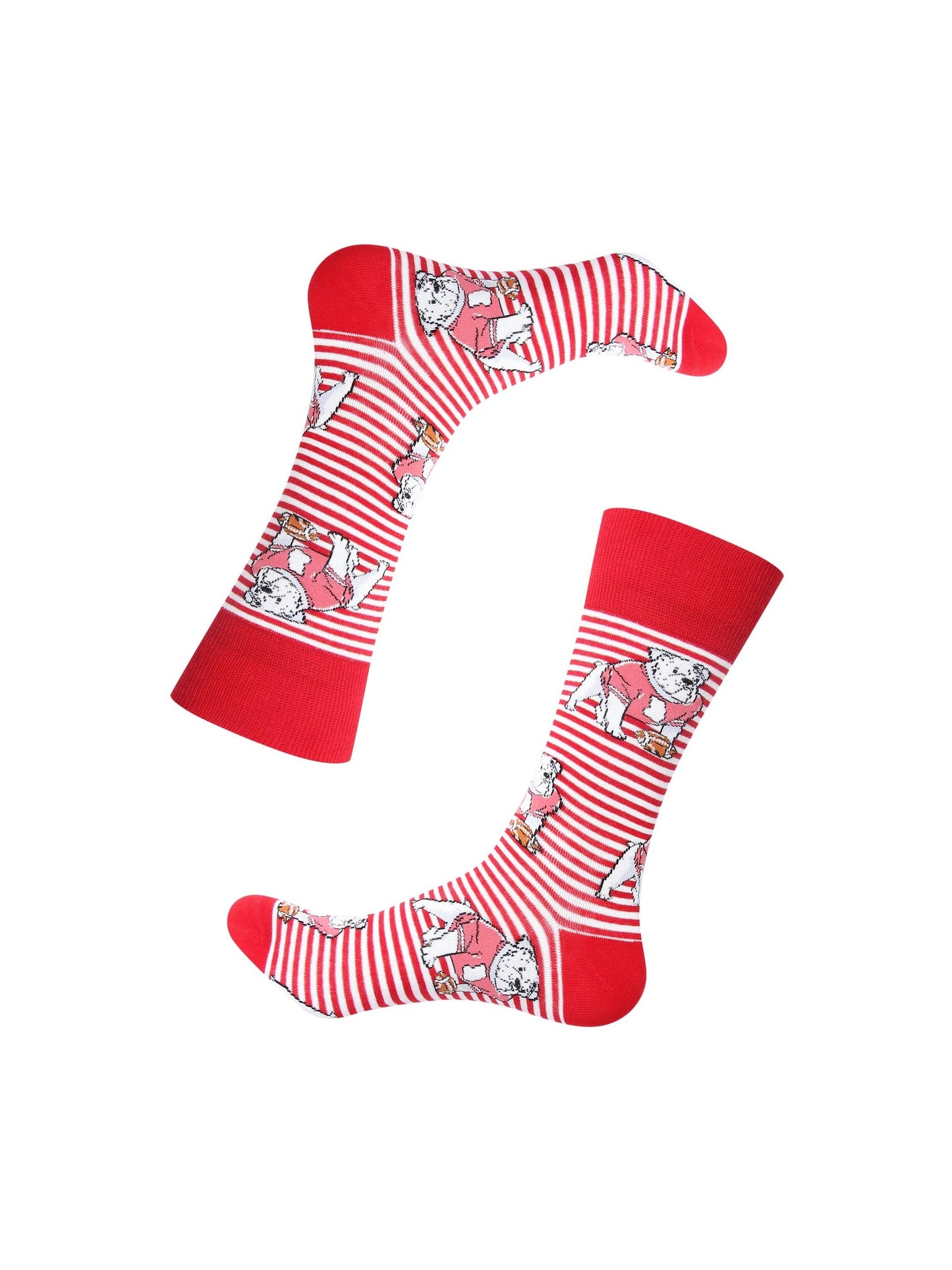 Striped Bulldog Socks