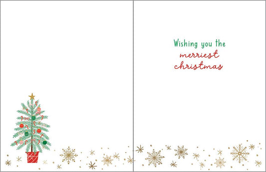 Christmas Card - Vintage Tree