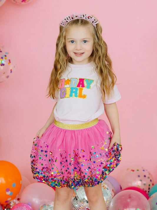 Pink Birthday Girl Headband - Kids Birthday Headband