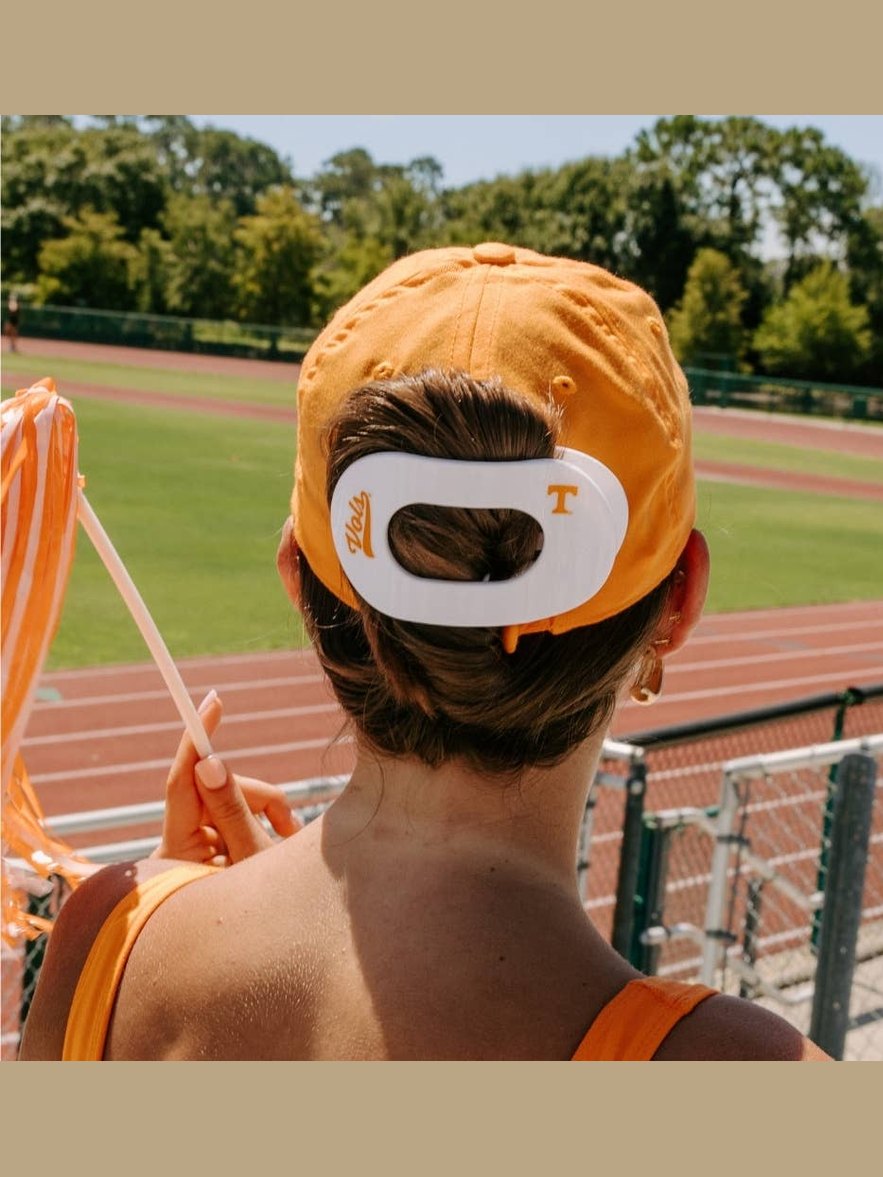 Flat Round Hair Clip | Large | Go Vols!