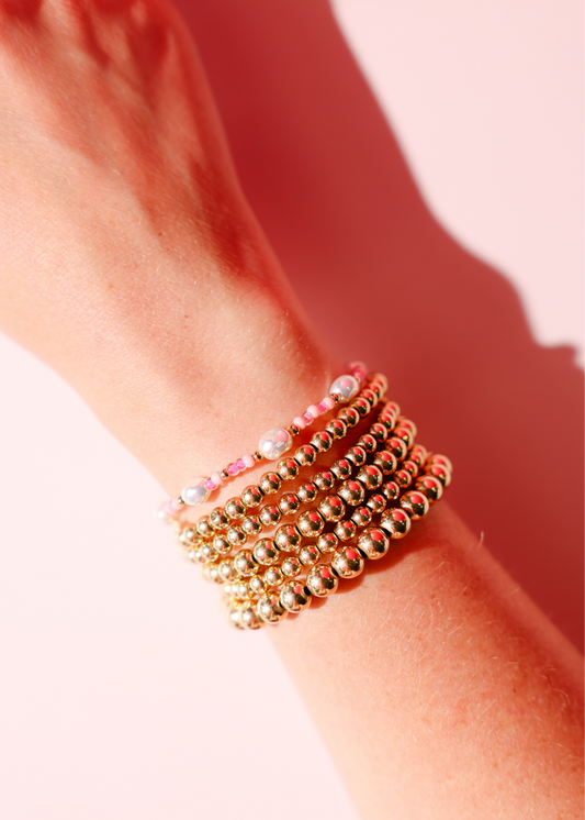 Flamingo Sprinkle Pearl Bracelet