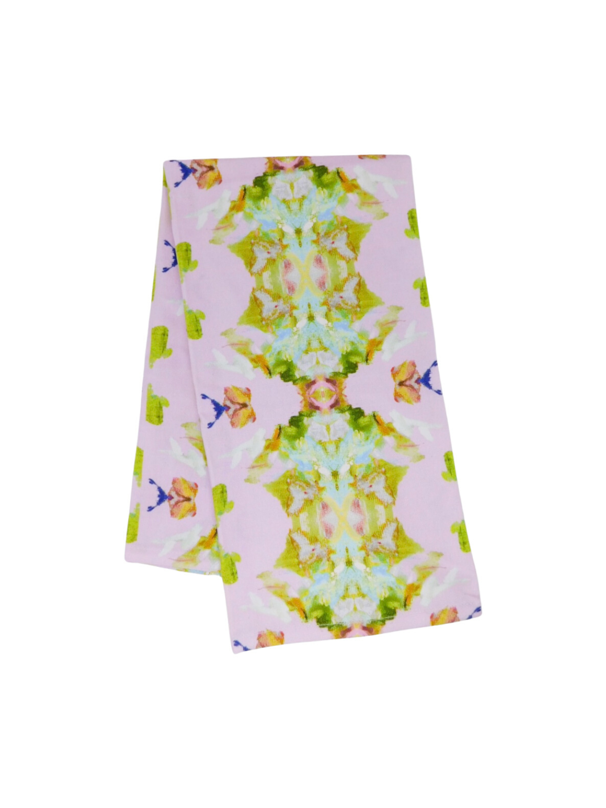 Stained Glass Lavender Tea Towel