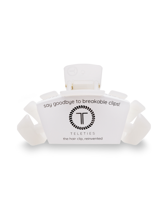 Classic Hair Clip | Med. | Coconut White