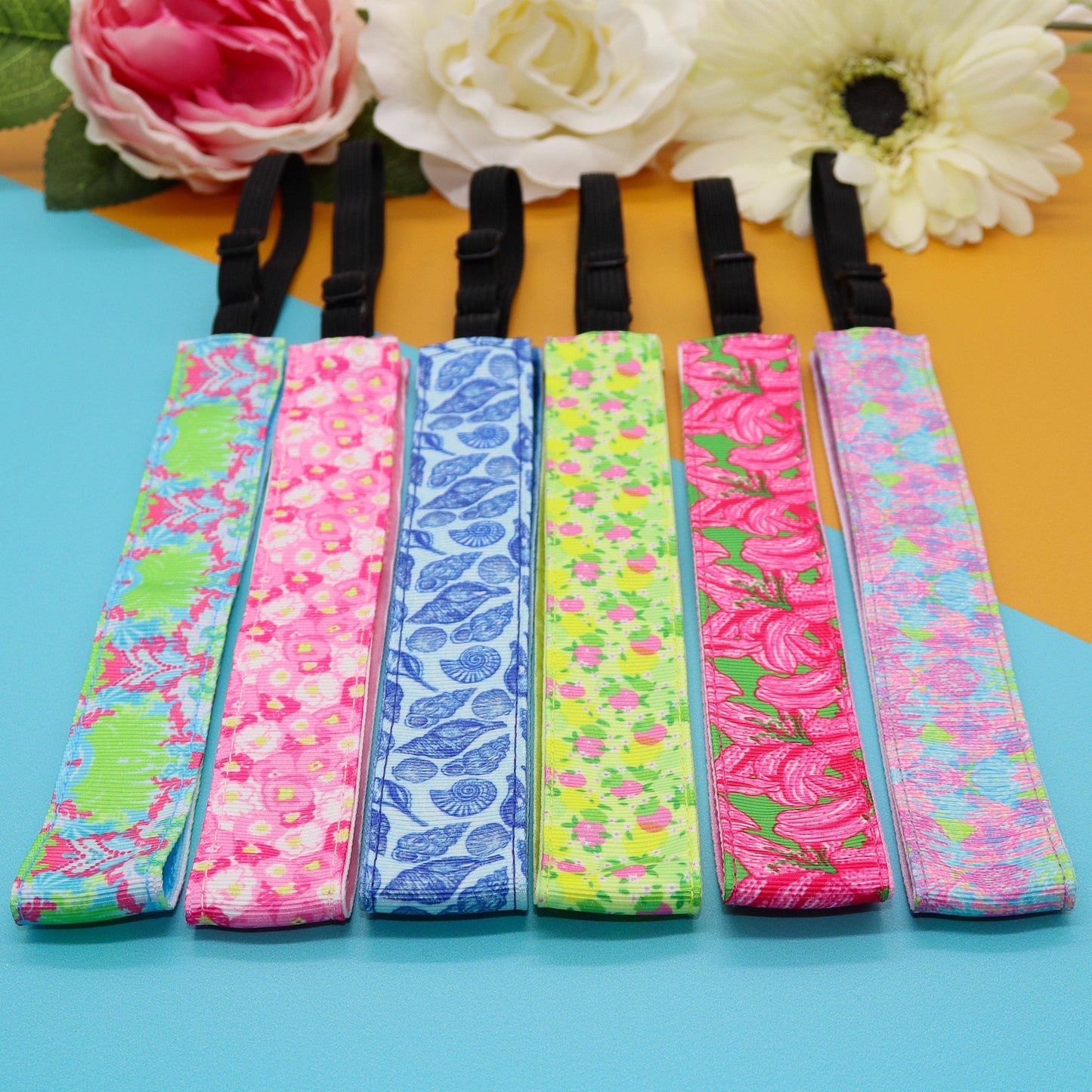 Adjustable No Slip Exotic Headbands - Stay Stylish & Secure