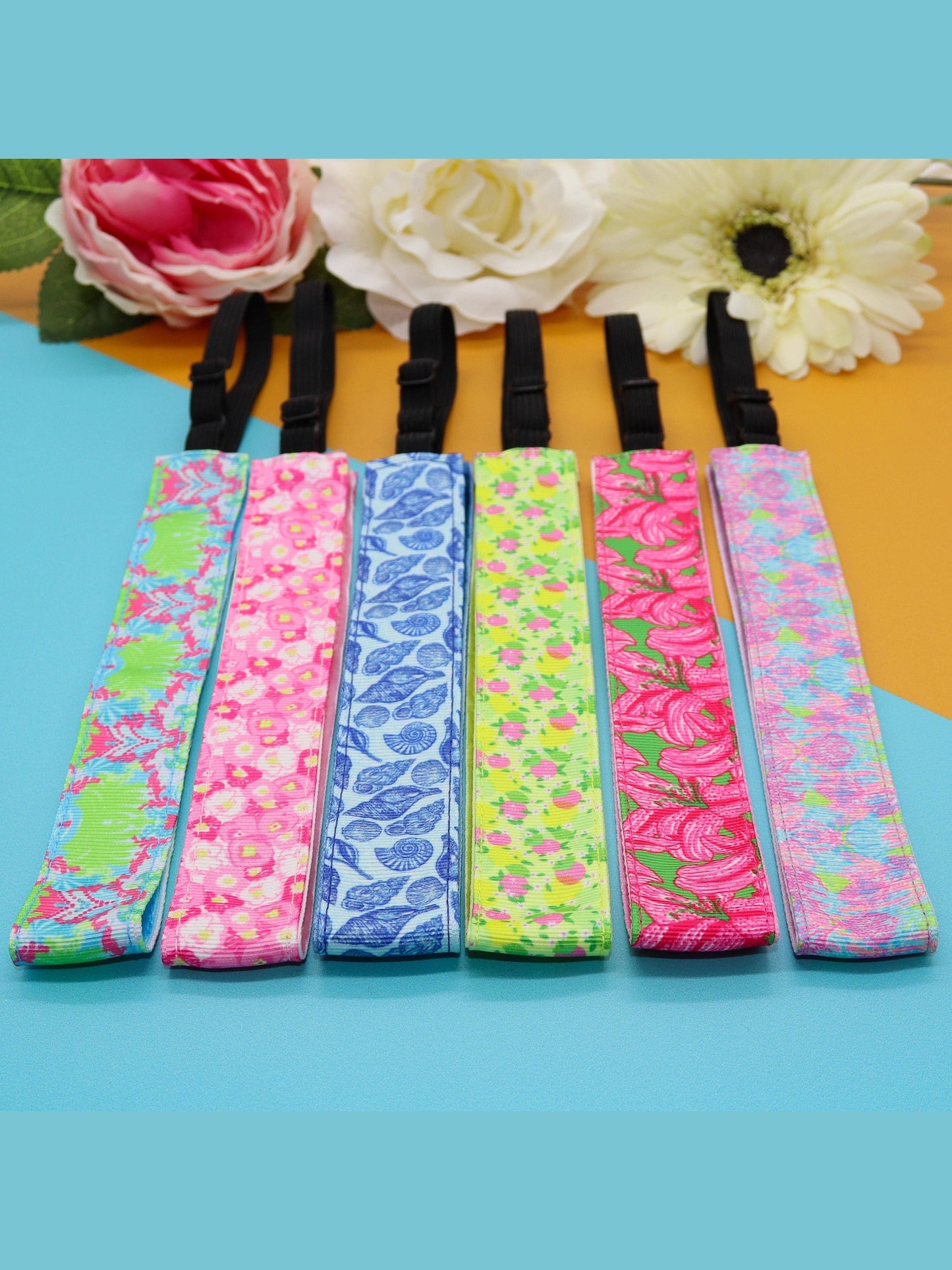 Adjustable No Slip Exotic Headbands - Stay Stylish & Secure