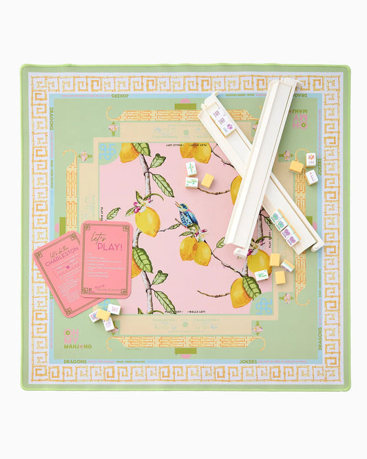 Oh My Mahjong Mat - Citrus Songbird