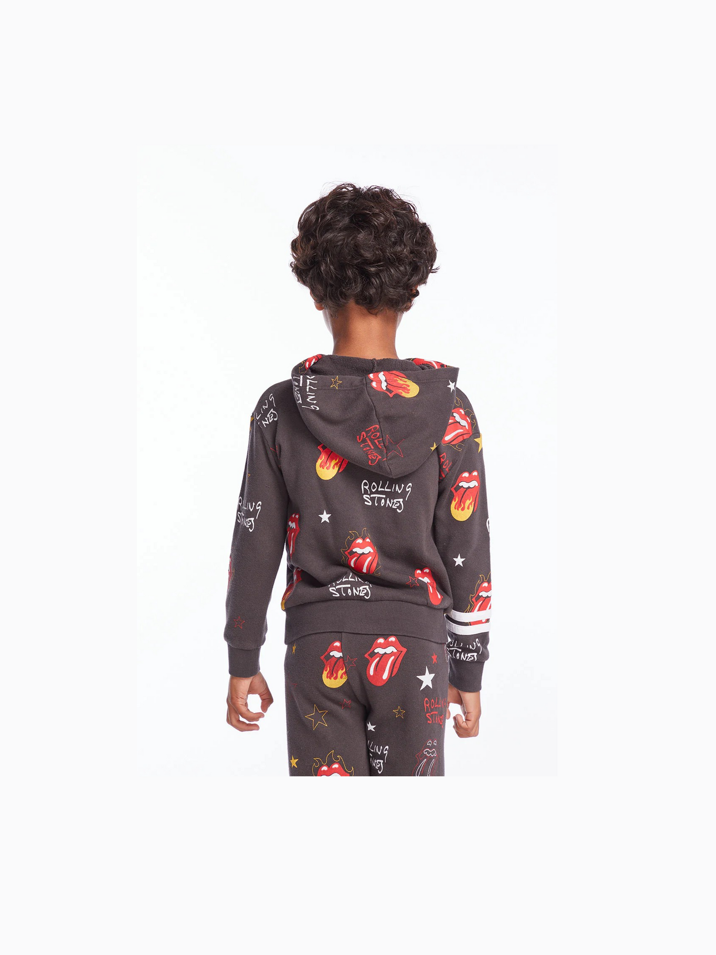 Rolling Stones Tongue Logo Stars Boys Pullover Hoodie