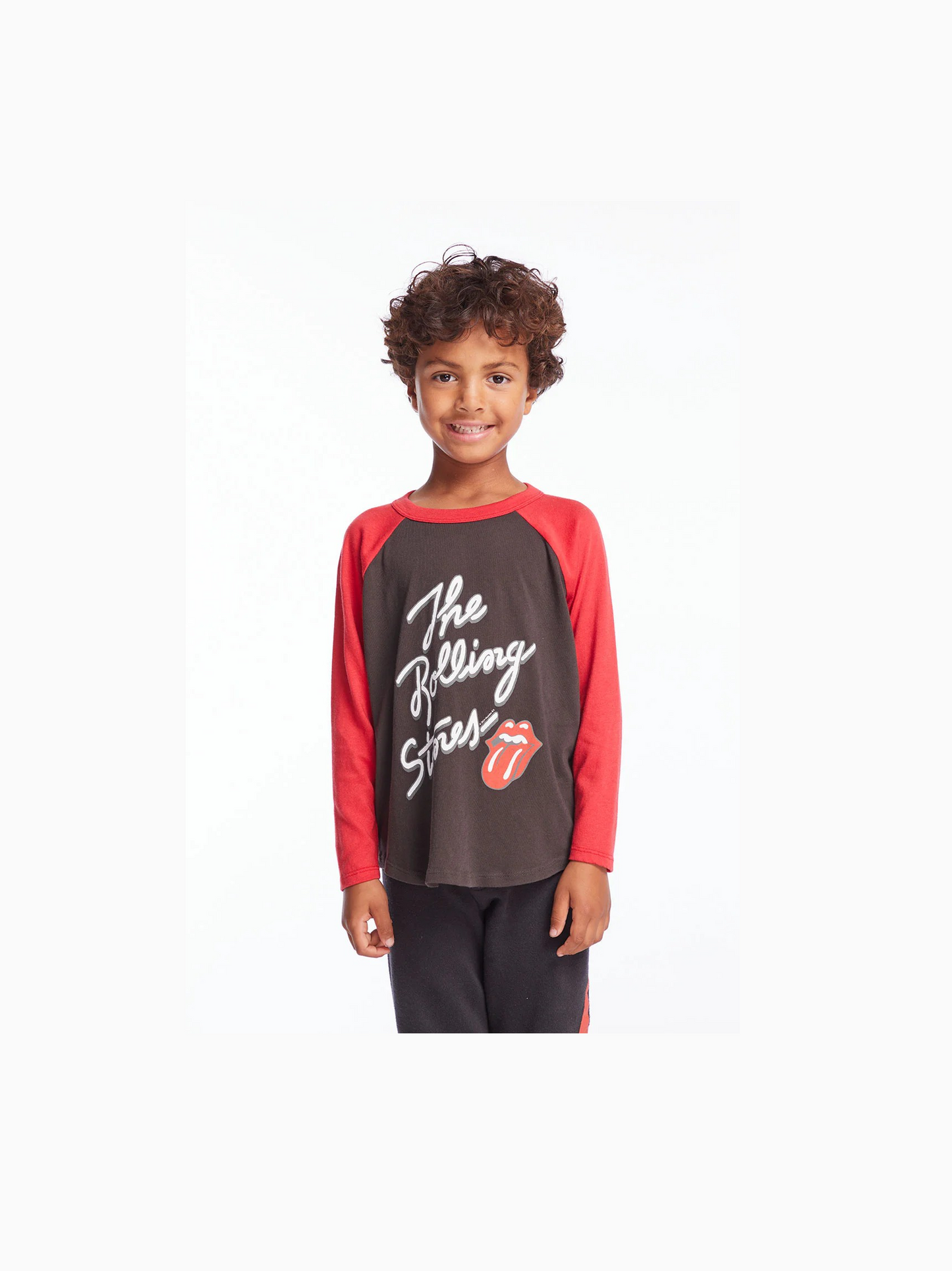 Rolling Stones Script Logo Boys Long Sleeve