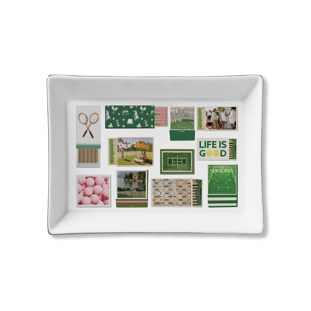 Ceramic Tray - Tennis Matches