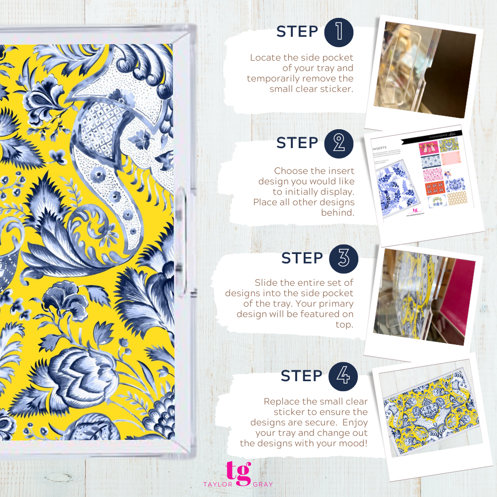 11x17 Blank Acrylic Tray - Versatile & Modern Design