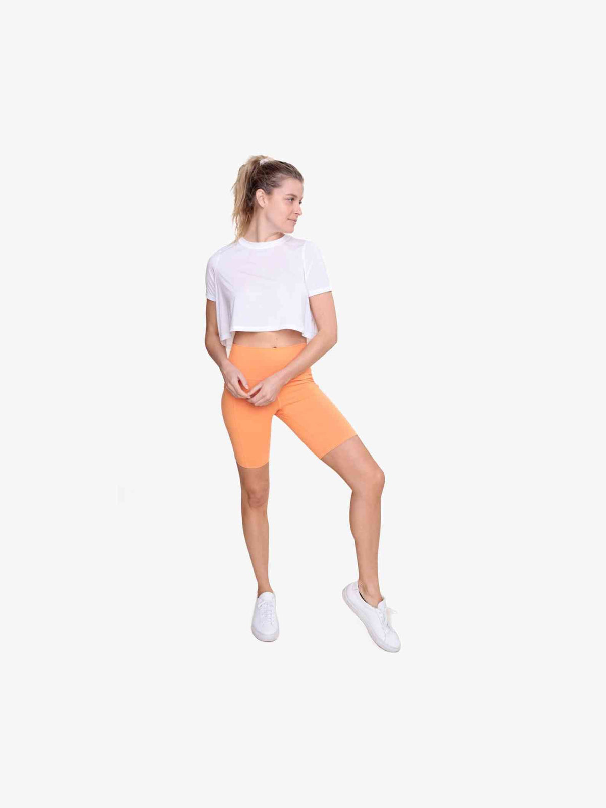 Active Short Sleeve with Cut-Out - Stylish Workout Top