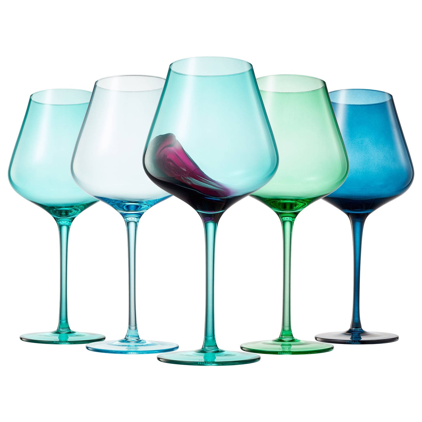 Beaches of Hawaii Wine Glassware | 5 Set, 20 OZ