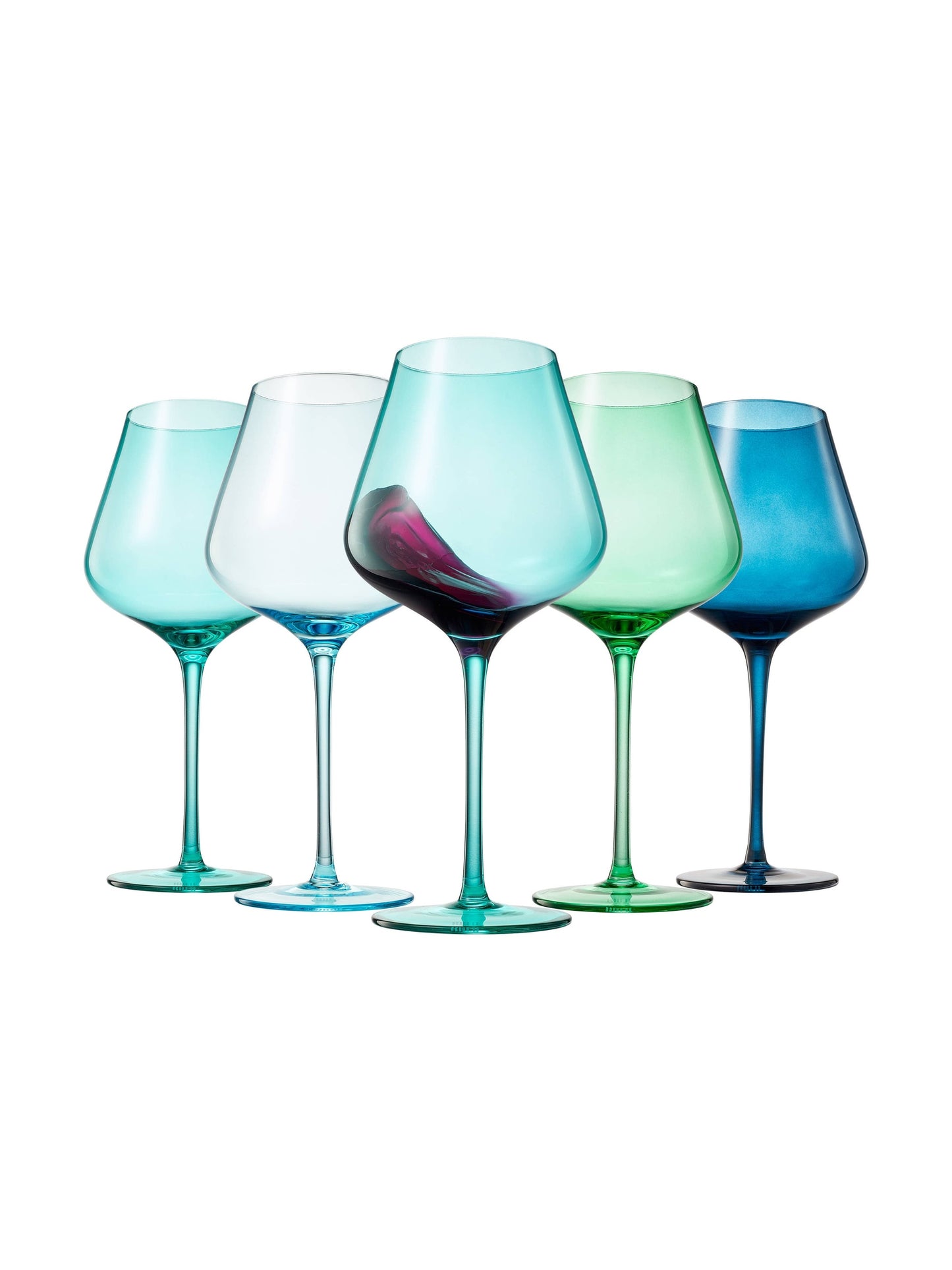 Beaches of Hawaii Wine Glassware | 5 Set, 20 OZ