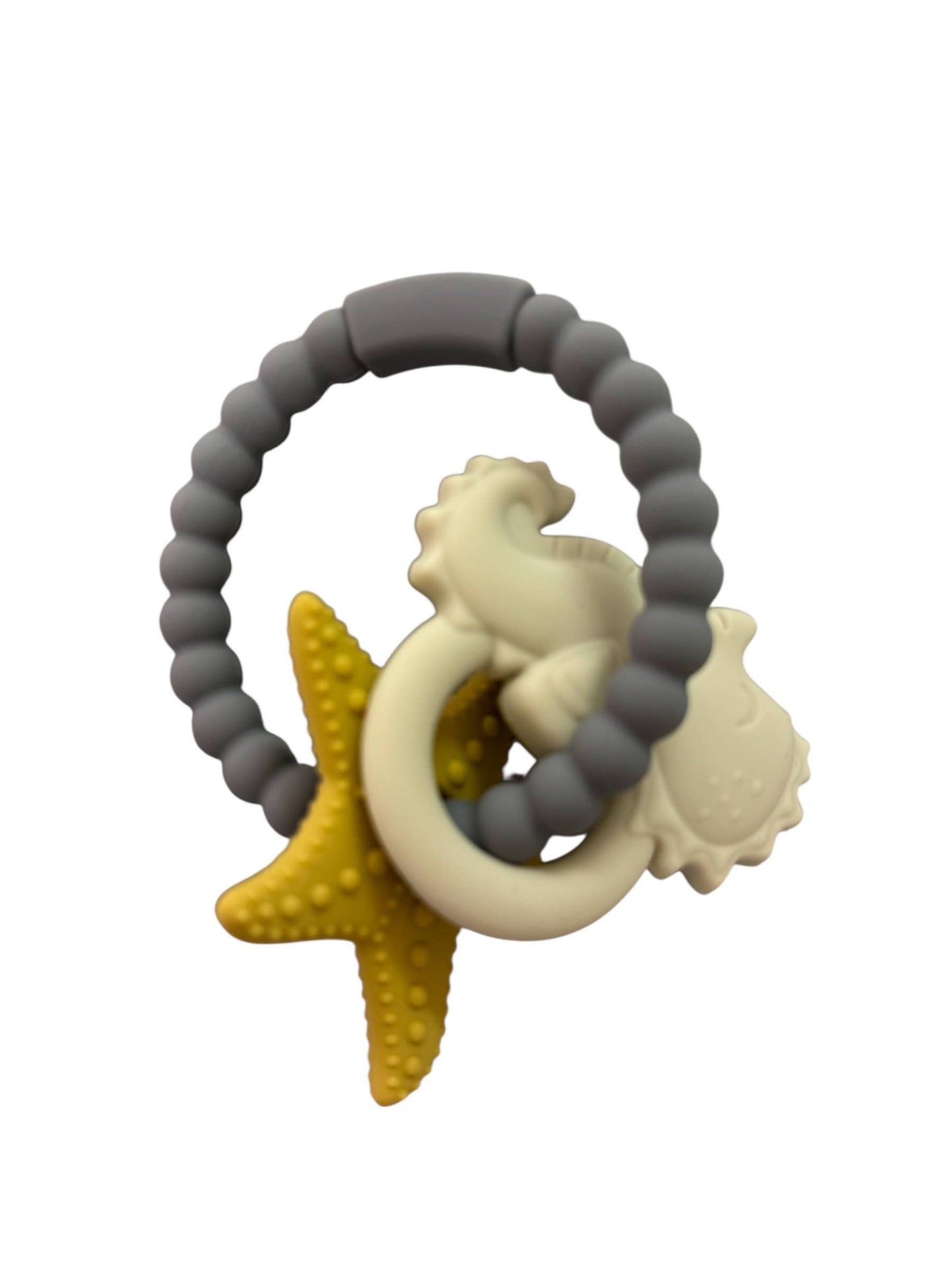 Seahorse Teething Ring - All Silicone