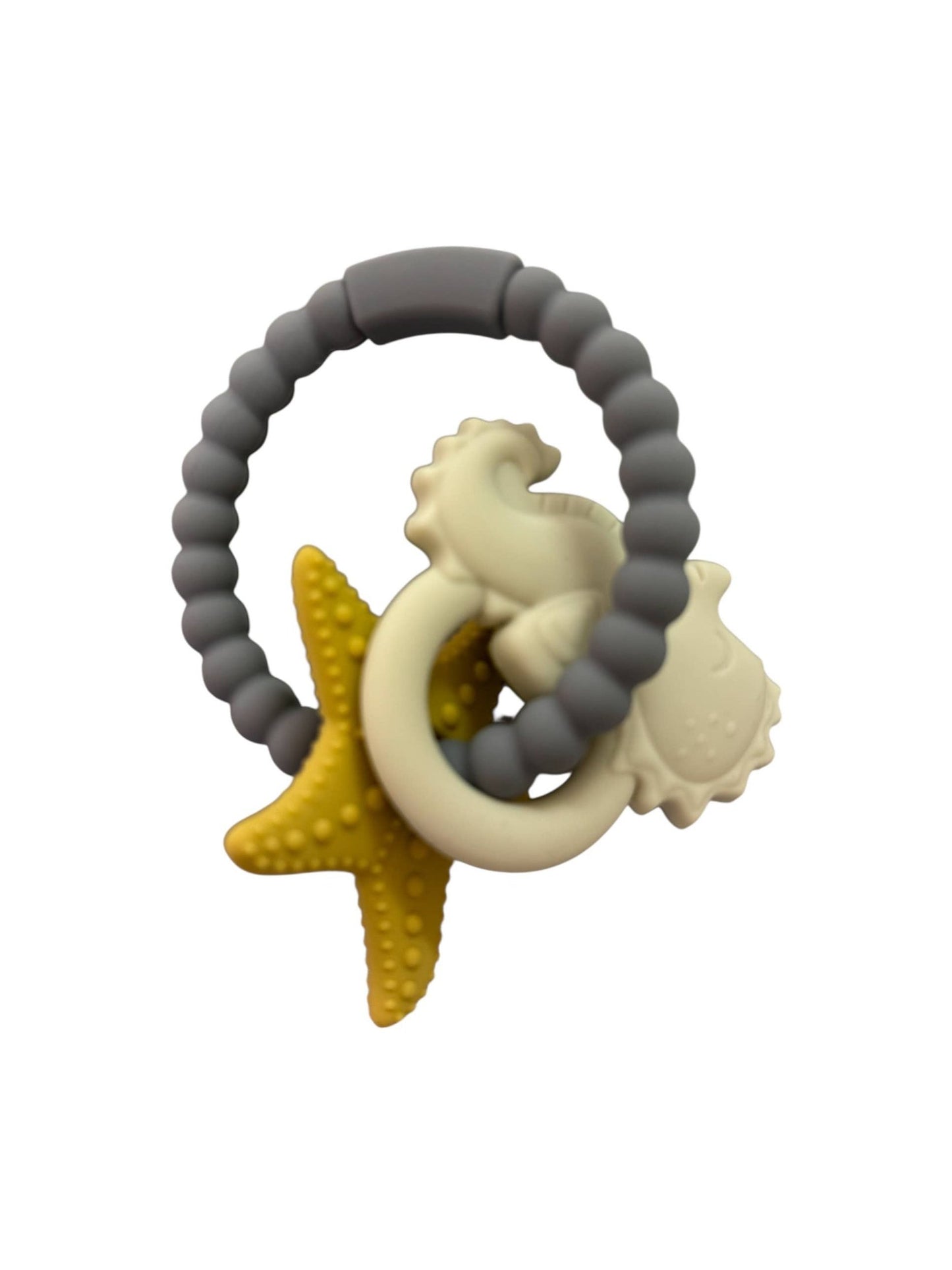 Seahorse Teething Ring - All Silicone