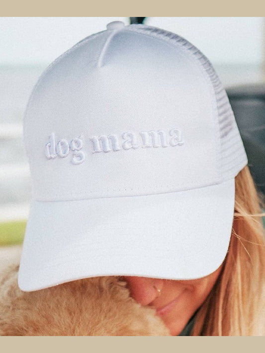 Dog Mama Cute 3-D Embroidered Trucker Hat