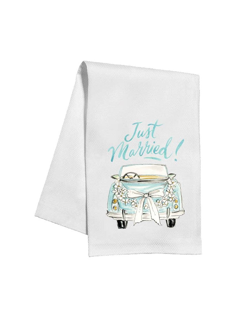 Just Married! Kitchen Towel