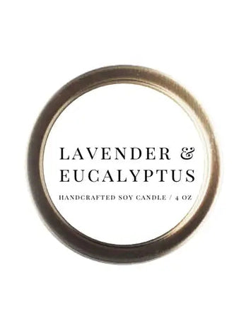 Lavender & Eucalyptus 4oz Travel Candle