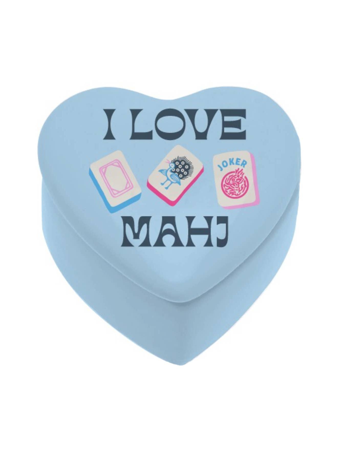 Ceramic Mahjong Trinket Box | I Love Mahj
