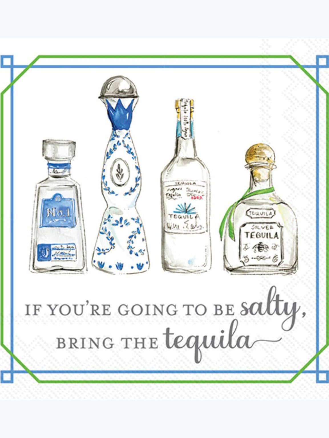 Paper Cocktail Napkins Pack of 20 Bring The Tequila