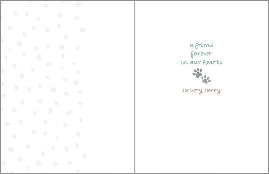 Pet Sympathy Greeting Card - Rainbow Bridge