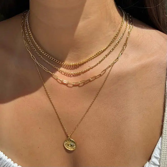 Ellie Vail "Nola" Multi Chain Necklace