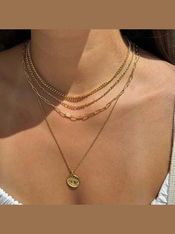 Ellie Vail "Nola" Multi Chain Necklace