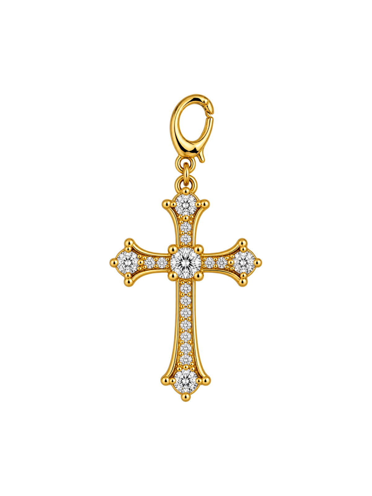 Radiant Cross Charm
