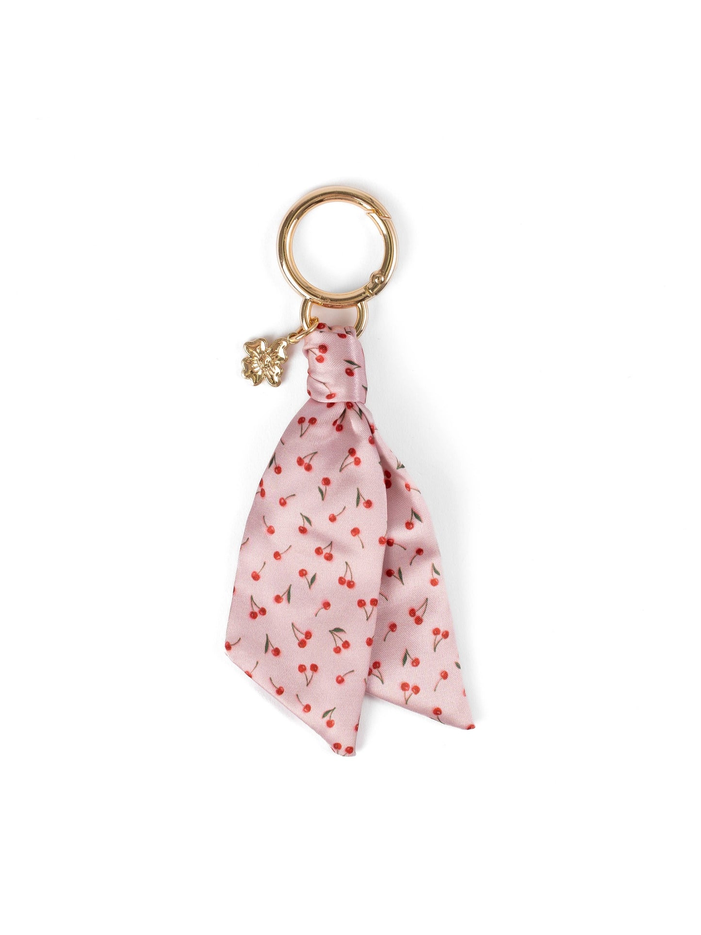 Floral Satin Keychain