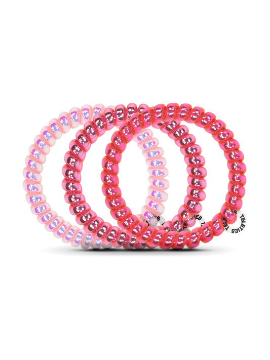 Small Spiral Hair Coils, Hair Ties, 3-pack