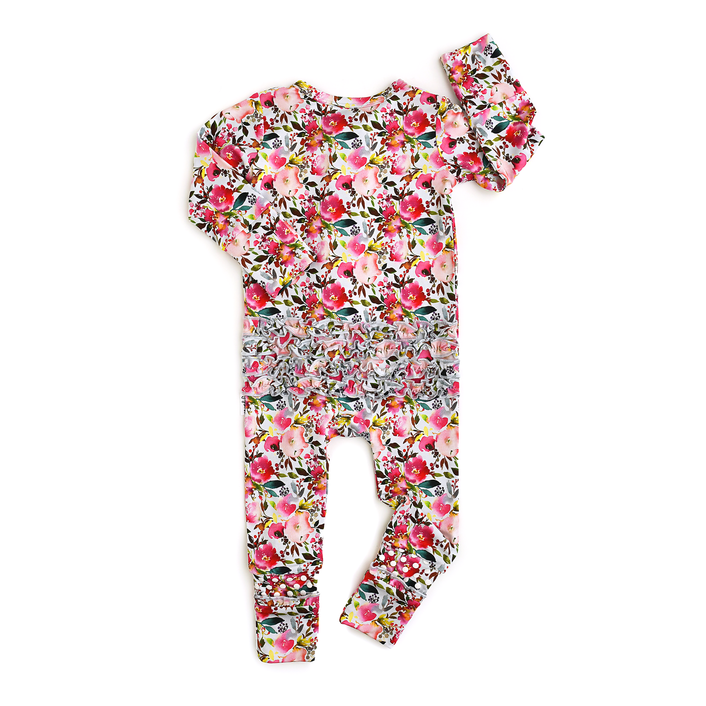 Eloise Ruffle E Zip Bamboo Baby Outfit Sleepies Little