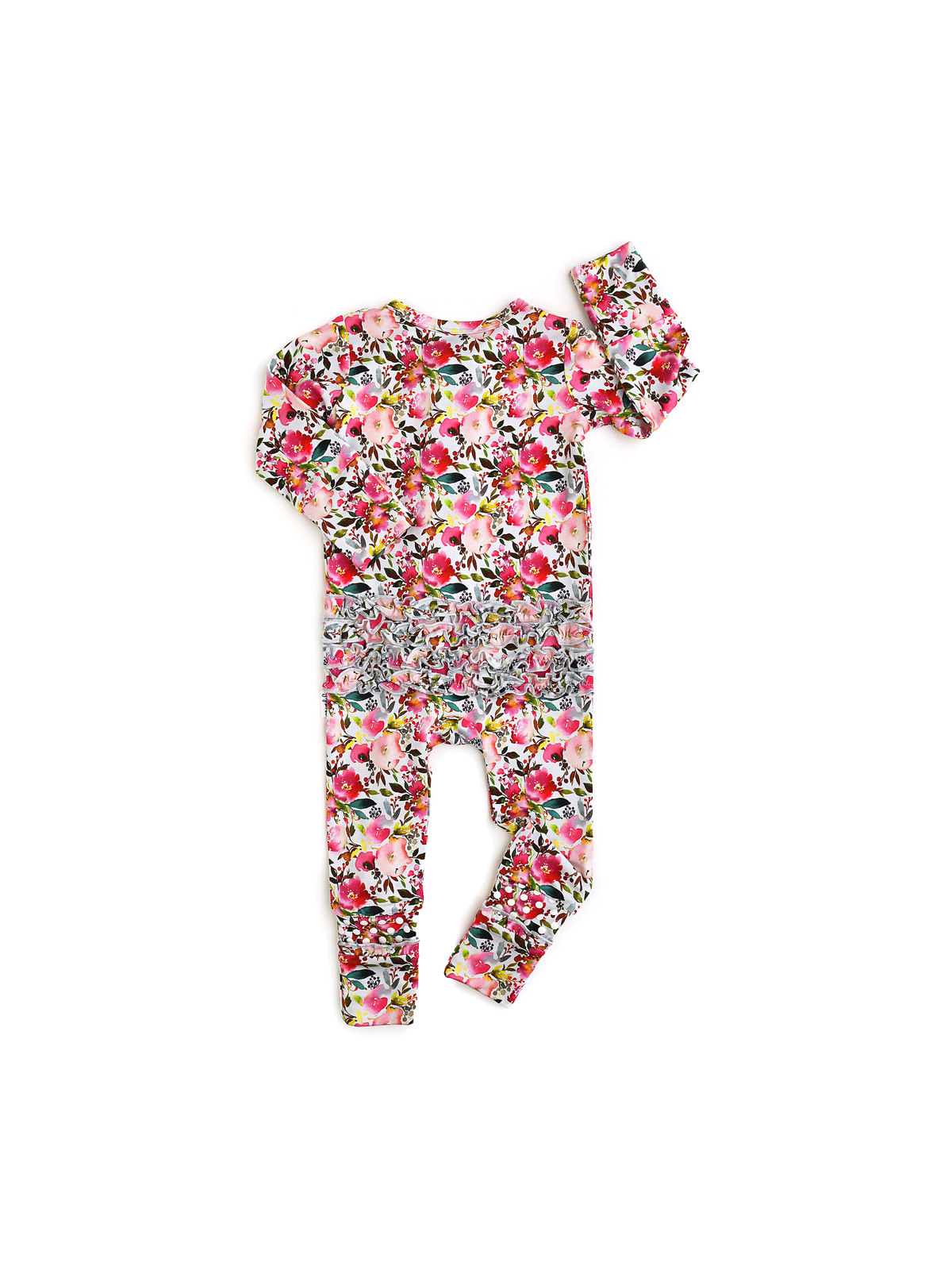 Eloise Ruffle E Zip Bamboo Baby Outfit Sleepies Little