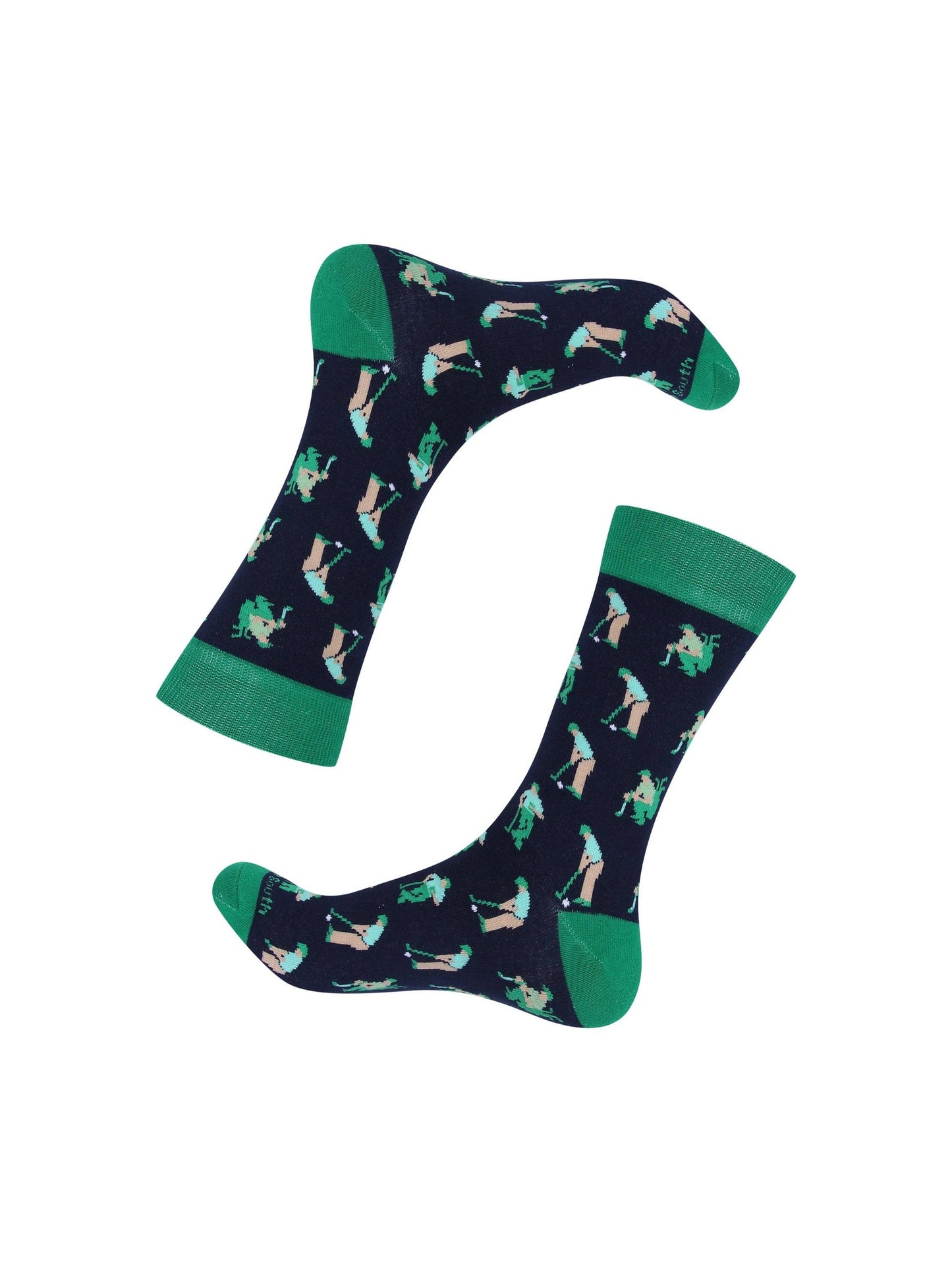 At The Course Green Socks