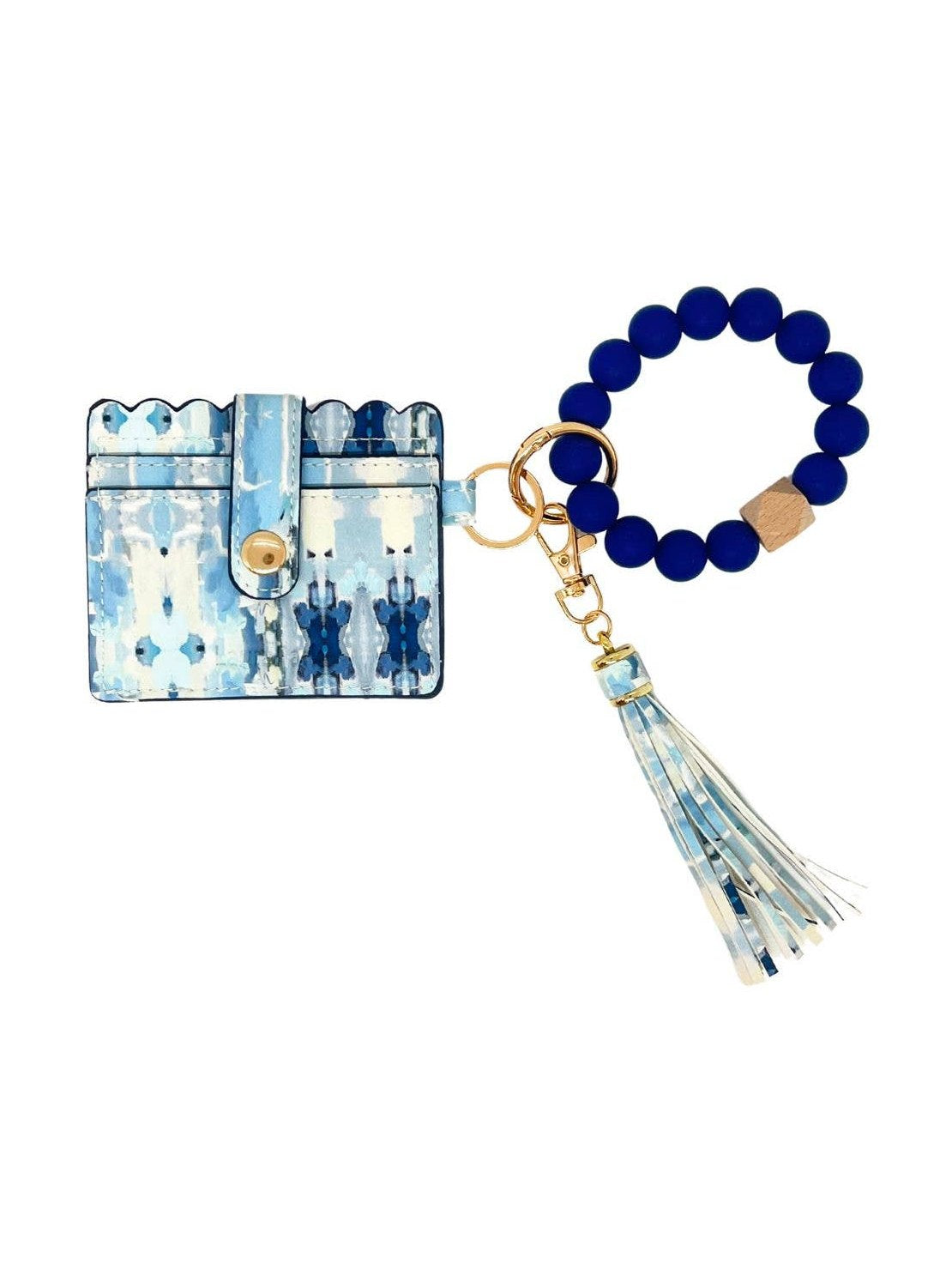 Ocean Breeze Keychain Wristlet Wallet