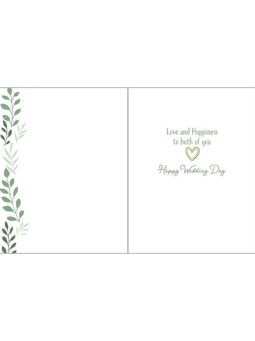 Wedding Greeting Card - Heart a Top Cake