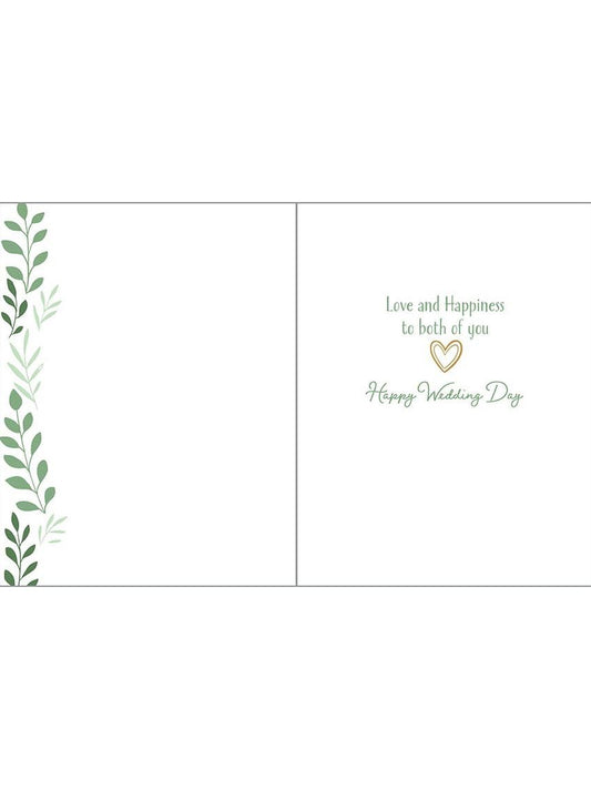 Wedding Greeting Card - Heart a Top Cake