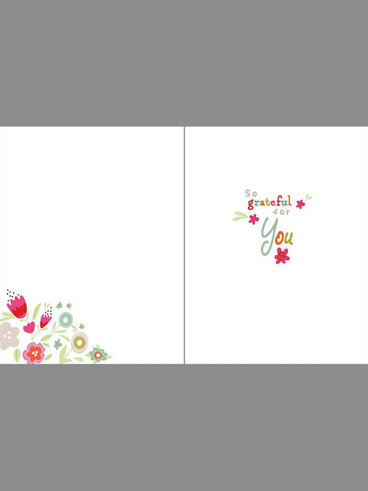 Thank You Greeting Card - Amazing Flora