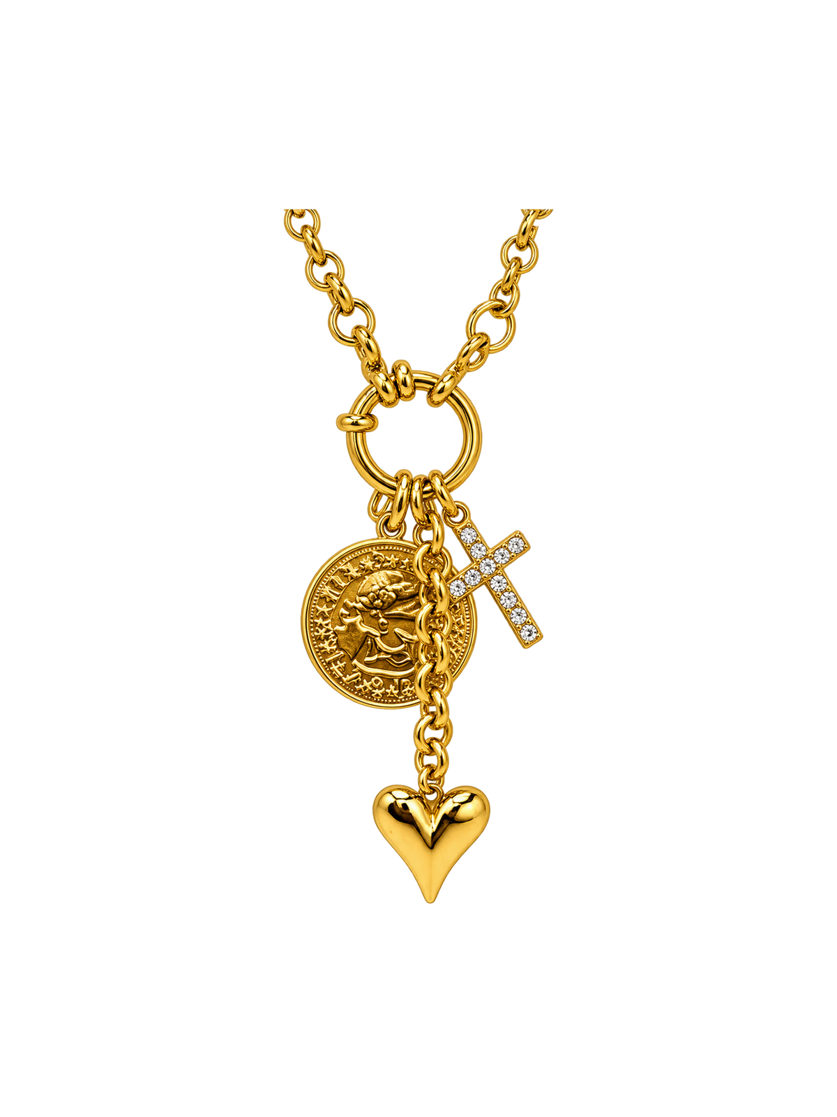 Charm Trio Necklace